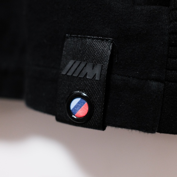 Genuine BMW XL Sweat Jacket Black M Series - Picture 2 of 4